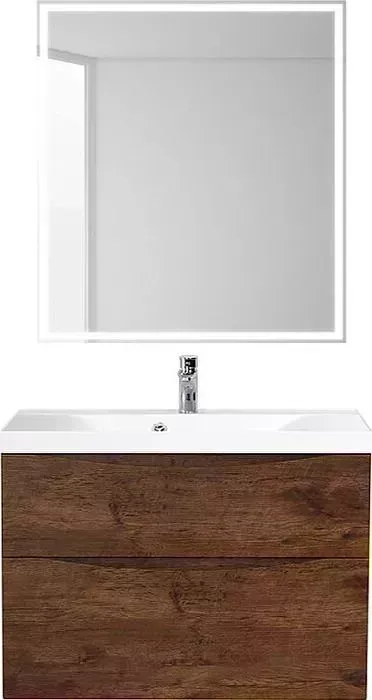 Мебель для ванной BELBANGO Marino-H60 90 PR rovere moro