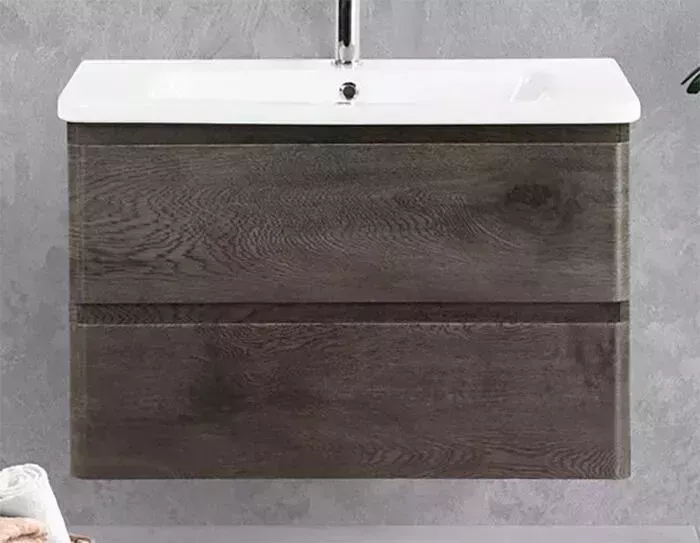Тумба с раковиной BELBANGO с Albano-Cer 80 Rovere Nature Grigio (ALBANO-CER-800-2C-SO-RNG, 12080-KL)