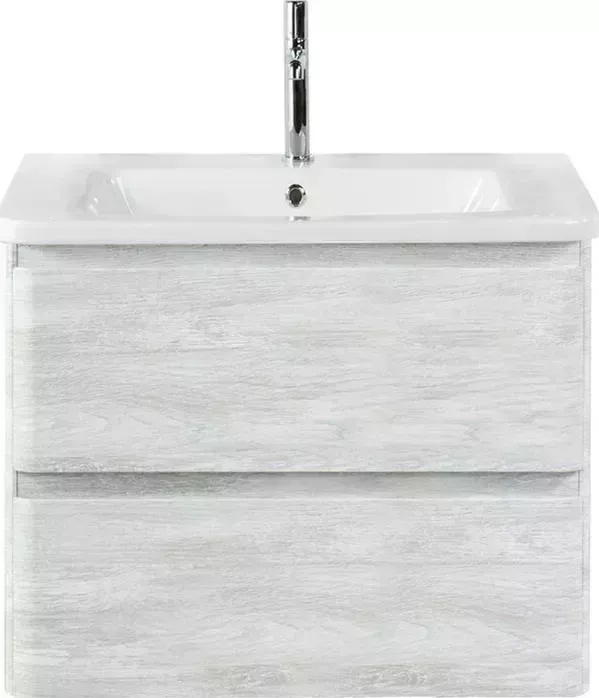 Тумба с раковиной BELBANGO с Albano-Cer 60 Rovere Vintage Bianco (ALBANO-CER-600-2C-SO-RVB, 12060-KL)