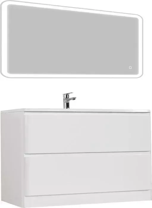 Мебель для ванной BELBANGO Albano 120 напольная, Bianco Lucido