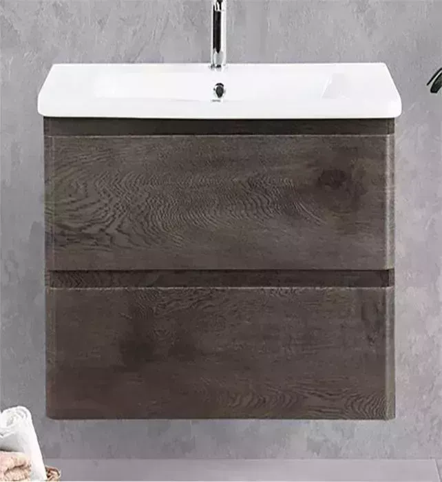 Тумба с раковиной BELBANGO с Albano-Cer 50 Rovere Nature Grigio (ALBANO-CER-500-2C-SO-RNG, 12050-KL)