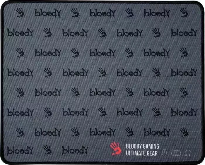 Коврик для мыши A4TECH Bloody BP-30M Средний черный 350x280x3 мм