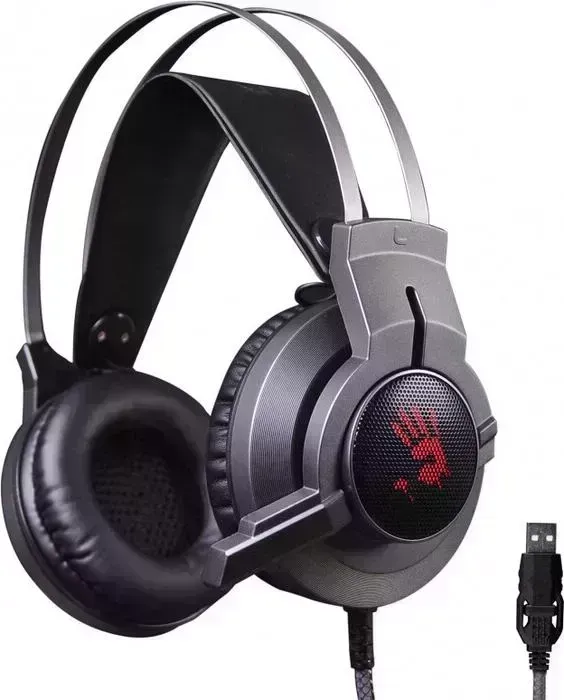 Наушники A4TECH с микрофоном Bloody G437 черный 1.8м мониторные оголовье (G437)