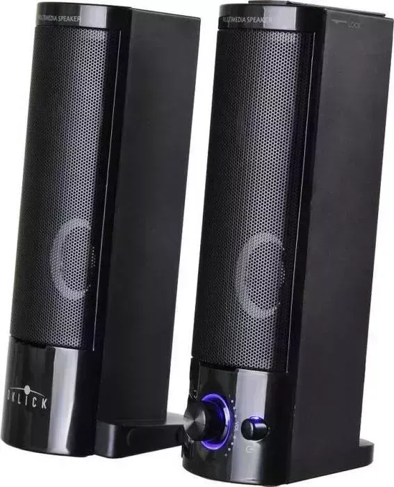 Колонки OKLICK OK-150 HW2 2.0, черный, 6Вт