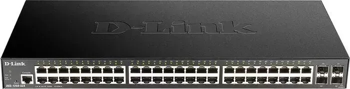 Коммутатор D-LINK DGS-1250-52X/A1A 48G 4SFP+ настраиваемый