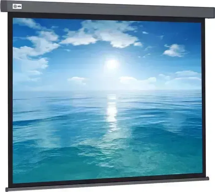 Экран для проектора CACTUS 104.6x186 см Wallscreen CS-PSW-104X186-SG 16:9 настенно-потолочный рулонный серый