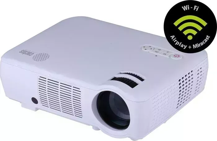Проектор CACTUS CS-PRM.06WT.WVGA-W LCD 2000Lm (1280x800) 1000:1 ресурс лампы:30000часов 2xUSB typeA 2xHDMI 3кг