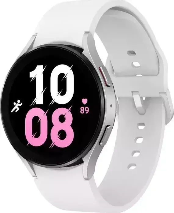 Смарт-часы SAMSUNG Galaxy Watch 5 44мм 1.4" Super AMO серебристый (SM-R910NZSACIS)