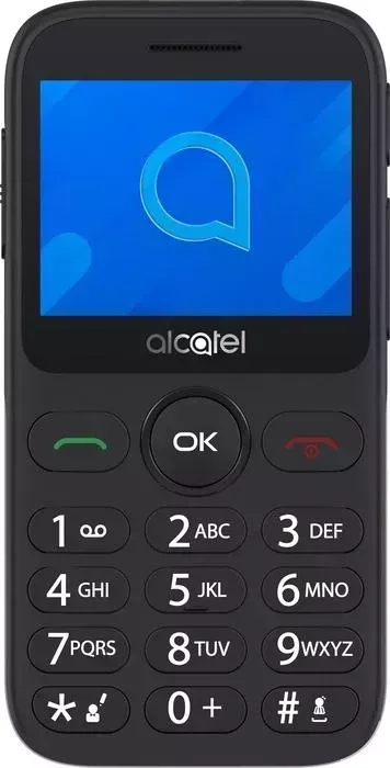 Мобильный телефон ALCATEL 2020X серебристый