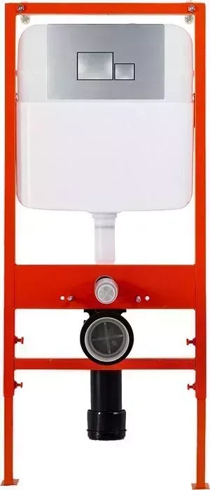 Инсталляция для унитаза BELBANGO с клавишей матовый хром (BB026, BB070CR.MAT)
