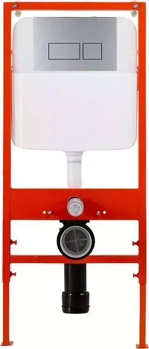 Инсталляция для унитаза BELBANGO с клавишей матовый хром (BB026, BB040CR.MAT)