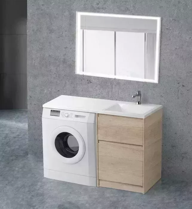 Мебель для ванной BELBANGO Kraft-Lvd 58 правая, Rovere Nebrasca Nature