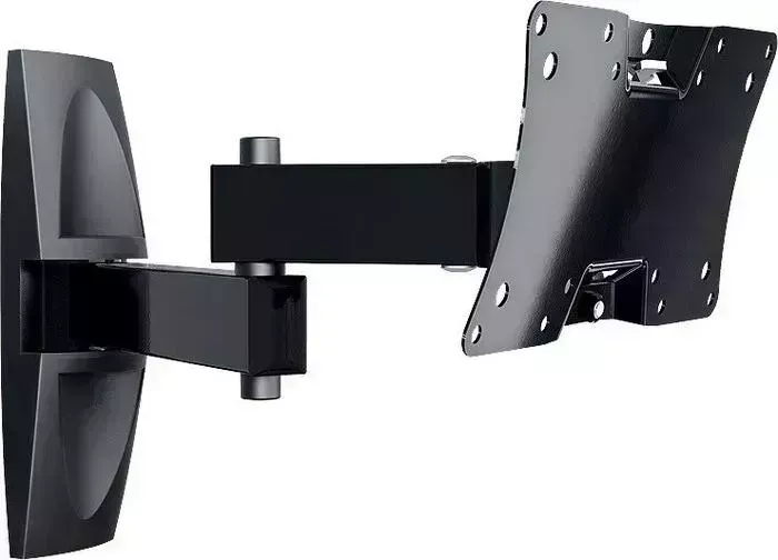 Кронштейн для телевизора HOLDER LCDS-5064 белый 10"-32" макс.30кг настенный поворотно-выдвижной и наклонный