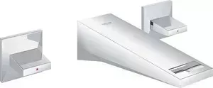 Смеситель для раковины Grohe Allure Brilliant настенный на три отверстия 29025 (20346000)