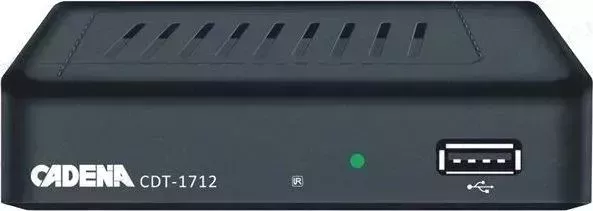 Ресивер цифровой Cadena Тюнер DVB-T2 CDT-1712