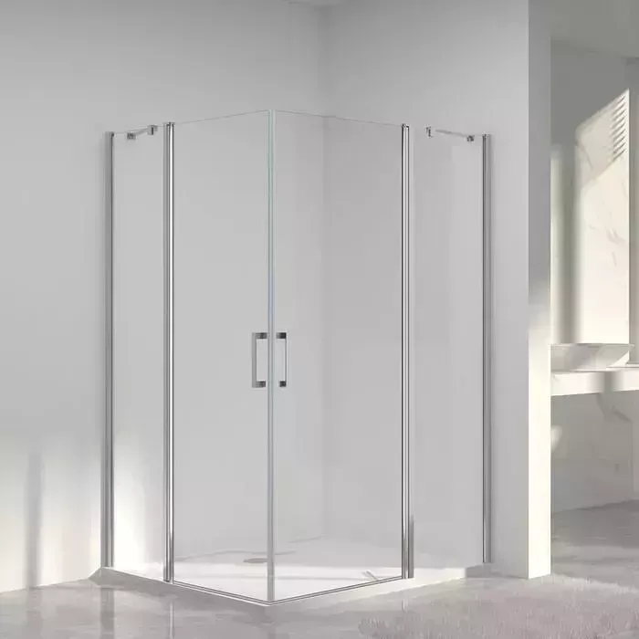 Душевой уголок Vincea Orta VSS-1O 100x100 с поддоном, прозрачный, хром