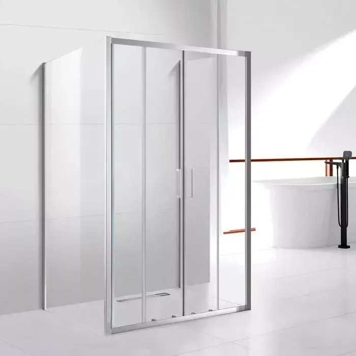 Душевой уголок CEZARES Molveno AH-22 160x80 прозрачный, хром (MOLVENO-AH-22-160/80-C-Cr-IV)