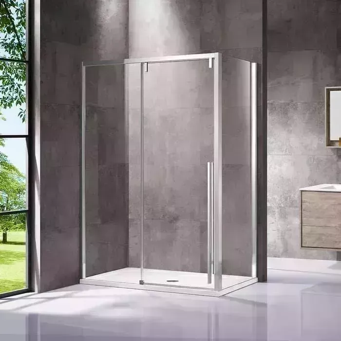Душевой уголок Vincea Lugano VSR-1L 150х100 прозрачный, хром (VSR-1L1015CL-1)