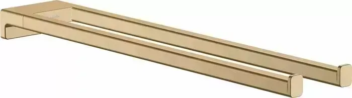 Полотенцедержатель Hansgrohe AddStoris двойной, шлифованная бронза (41770140)