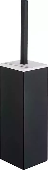 Ершик IDDIS для унитаза On-X вставка из белого камня, черный матовый (ONXBL00i47)