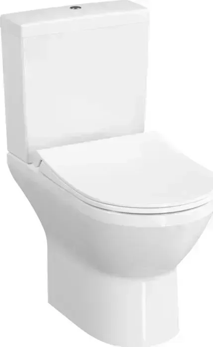Унитаз VITRA с бачком Integra Round Open-Back безободковый с сиденьем микролифт (9833B003-7206)