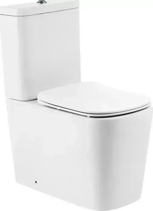 Унитаз компакт BELBANGO Унитаз- Albano тонкое сиденье микролифт (BB120CPR, BB120T, BB10150SC)