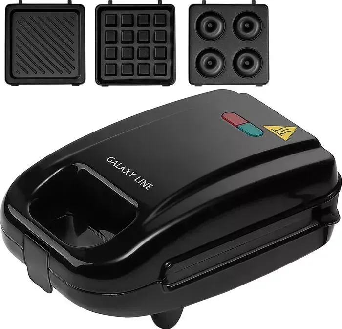 Вафельница GALAXY LINE GL2972 черный