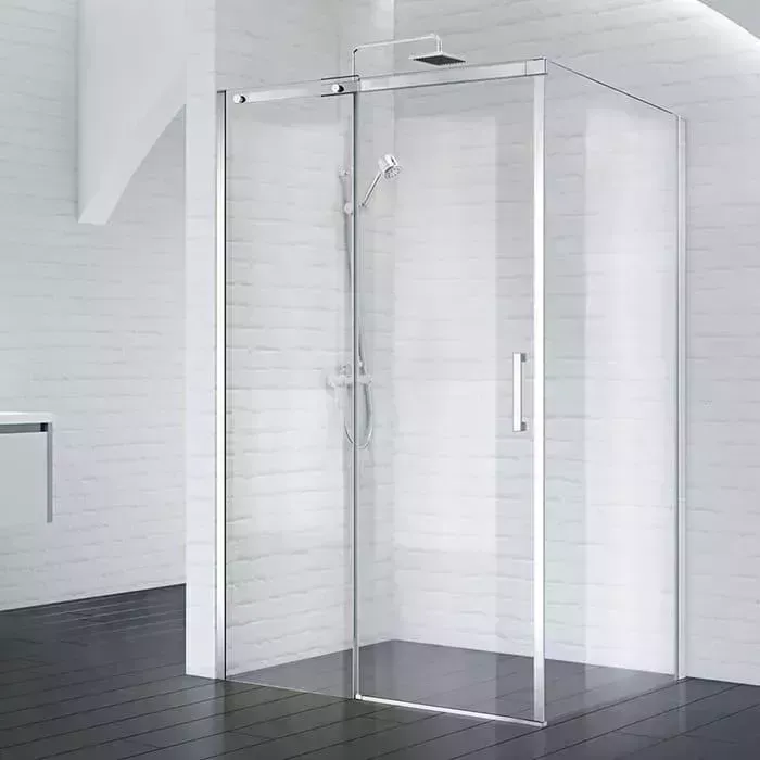 Душевой уголок BELBANGO Acqua 110х80 прозрачный, хром (ACQUA-AH-1-110/80-C-Cr)