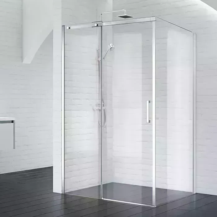 Душевой уголок BELBANGO Acqua 110х100 прозрачный, хром (ACQUA-AH-1-110/100-C-Cr)