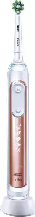 Зубная щетка электрическая Oral-B Genius X Lite Rose Gold D706.513.6 белый/розовый