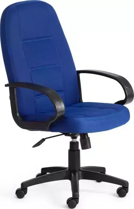 Кресло офисное TetChair СН747 ткань, синий TW-10