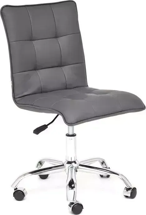 Кресло офисное TetChair Zero кож/зам, металлик 36