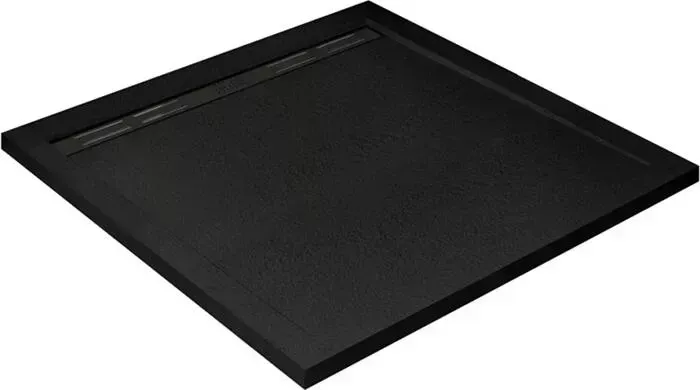Душевой поддон CEZARES Tray AS-A 90х90 с сифоном, черный