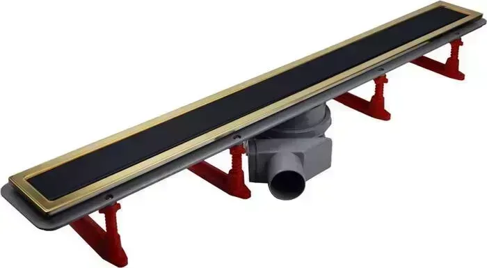Душевой лоток PESTAN Confluo Premium Line 850 Black Glass Gold (13100118)