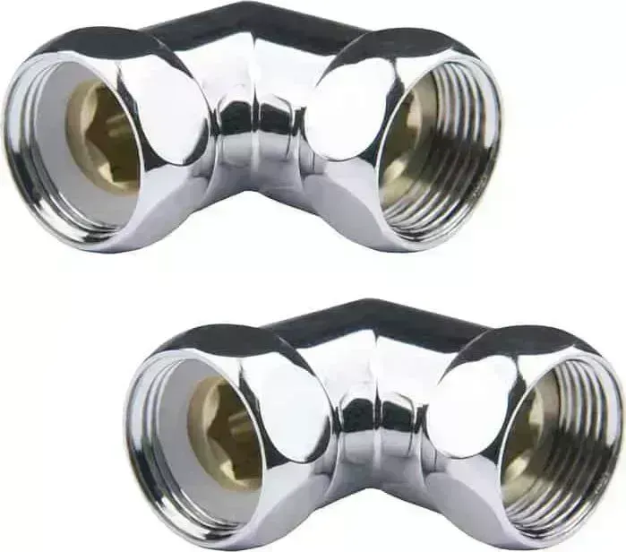 Комплект Point подключений угловое, гайка / гайка 1"х1", 2 штуки (PN00003)