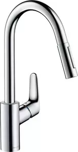 Смеситель для кухни Hansgrohe Focus с выдвижной лейкой (31815000)