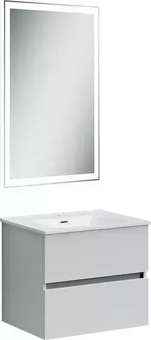 Мебель для ванной Sancos Urban 60 два ящика, белый глянец