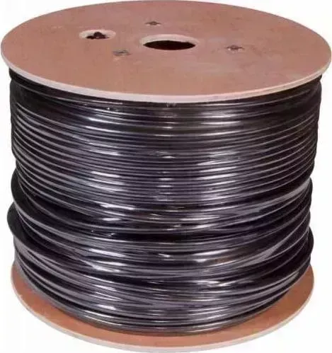 Кабель BURO сетевой (витая пара) UTP 4 пары cat5E solid 0.50мм CCA 305м черный outdoor