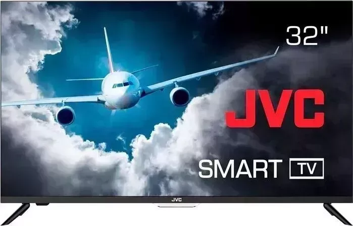 Телевизор JVC LT-32M595S (32", HD, Smart TV, Android, Wi-Fi, черный)