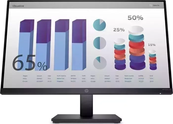 Монитор HP P24q G4 черный