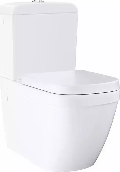 Унитаз компакт Grohe Унитаз- Euro Ceramic с сиденьем микролифт (3946200H)