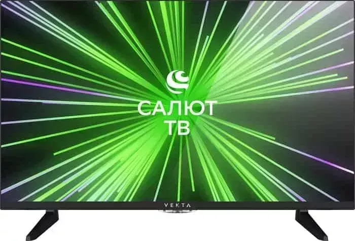 Телевизор VEKTA LD-43SU8915BS (43", 4K UHD, Smart TV, Салют ТВ, Wi-Fi, черный)