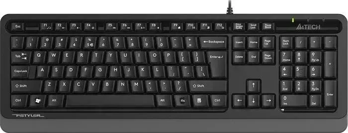 Клавиатура A4TECH Fstyler FKS10 черный/серый USB (FKS10 GREY)