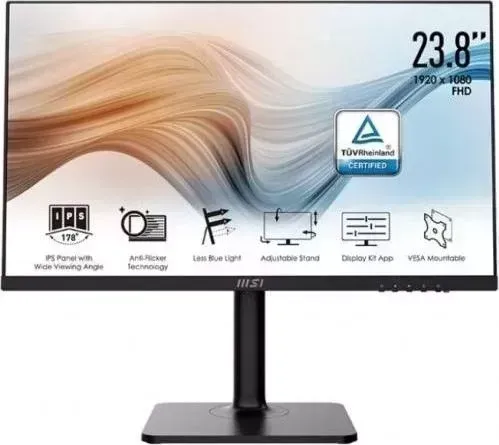 Монитор MSI Modern MD241P 23.8" (1920x1080 (матовый)) IPS/flat/1xHDMI(1.4)/1xUSB C/75Hz/5ms (9S6-3PA59H-006)