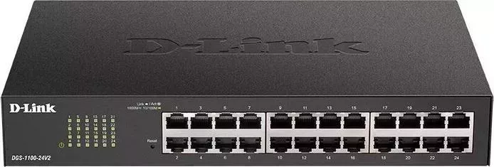 Коммутатор D-LINK DGS-1100-24V2/A 24G настраиваемый (DGS-1100-24V2/A)