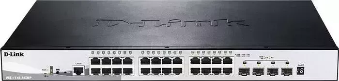 Коммутатор D-LINK DGS-1510-28XMP/A1A 24G 24PoE+ (DGS-1510-28XMP/A1A)