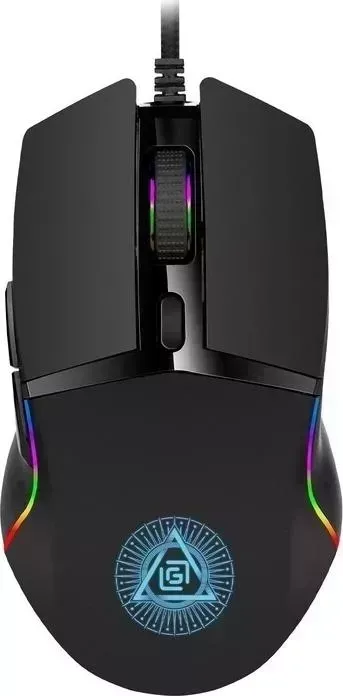 Мышь проводная OKLICK 717G PROPHECY черный оптическая (6400dpi) USB (6but) (1465495)