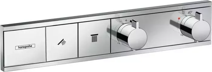 Термостат для ванны Hansgrohe RainSelect с механизмом, хром (15380000, 15310180)