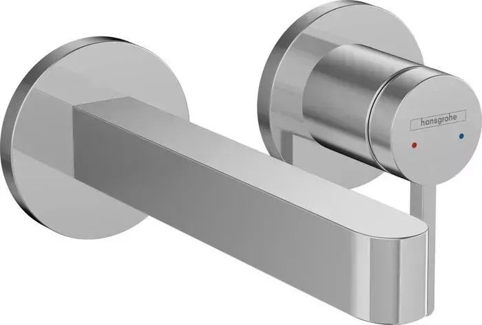 Смеситель для раковины Hansgrohe Finoris с донным клапаном, хром глянцевый (76051000, 13622180)