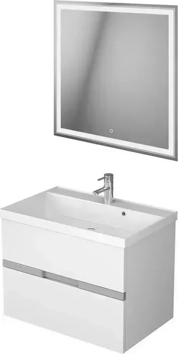 Мебель для ванной Veneciana Allia 70 с ящиками, белая